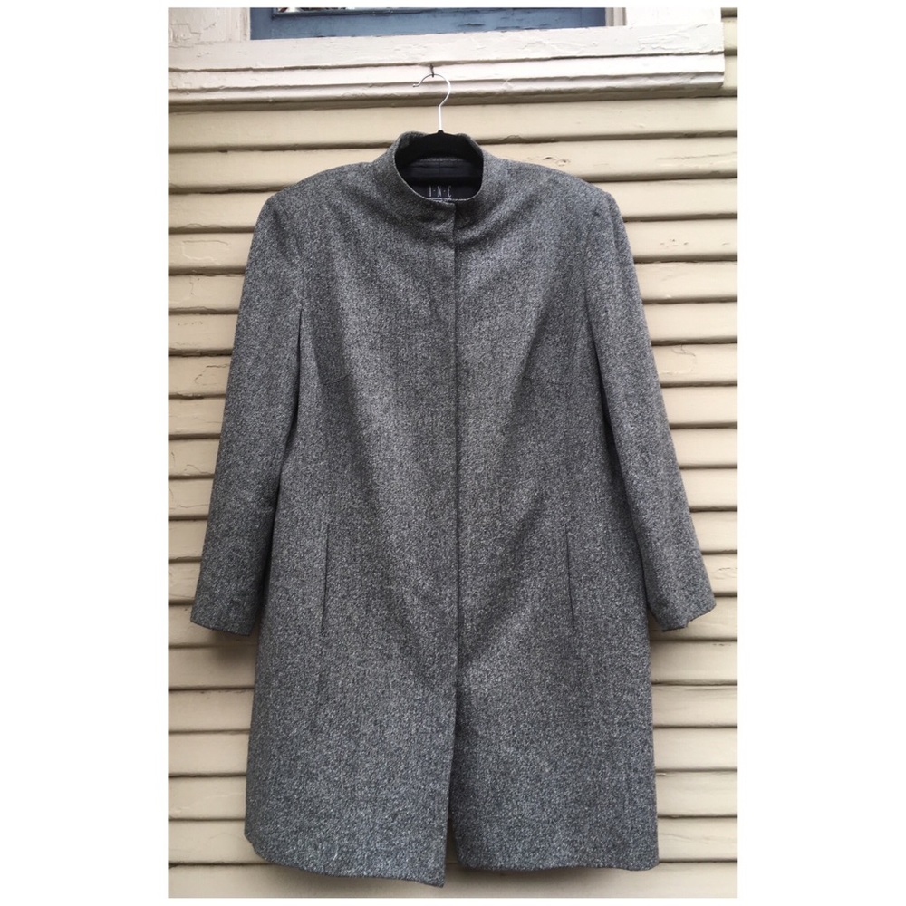 INC Silk Wool Blend Coat